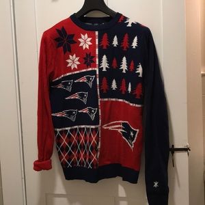 NFL Patriots ugly Christmas sweater!